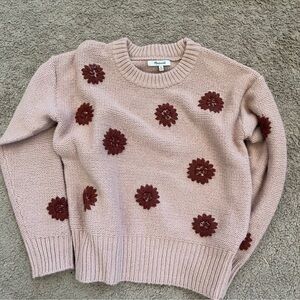Madewell embroidery sweater